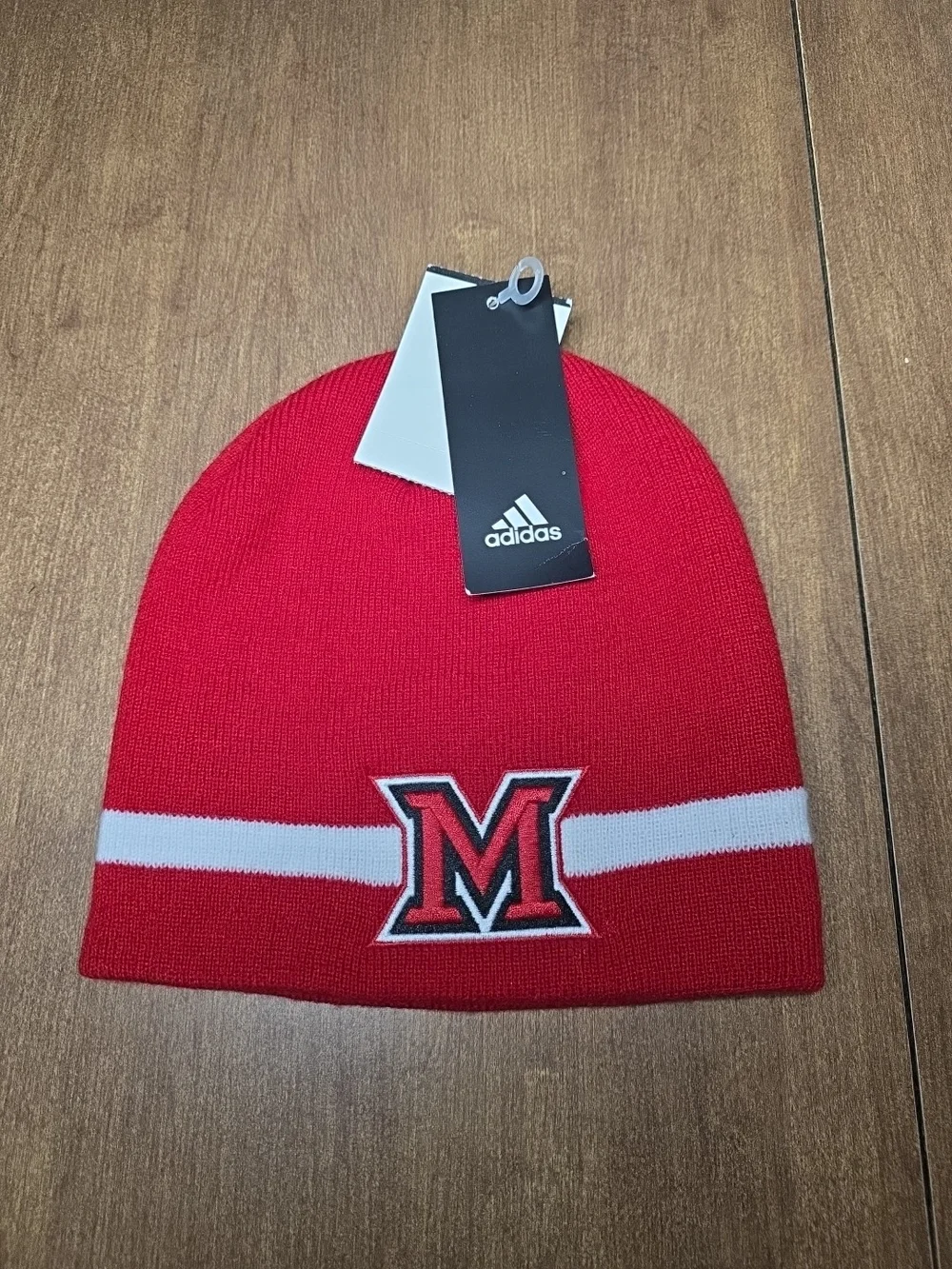 Miami University adidas Winter Beanie Cap Hat - NWT